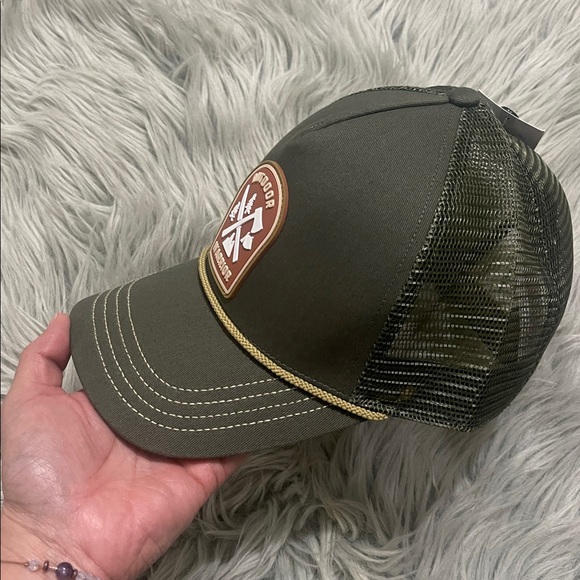 Olive Trucker Hat - Picture 2 of 5